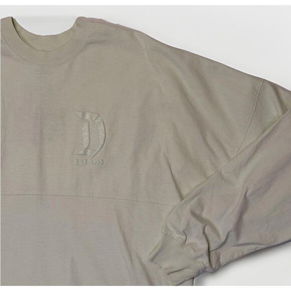 Disney Disneyland Resort Spirit Jersey Shirt Womens Large Mint Green Long Sleeve - Picture 3 of 9